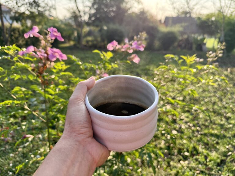 กาแฟ แสงแดด และเวลาเช้า